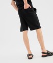 Bermuda en coton nid dabeille à taille élastiquée homme[MISSING]